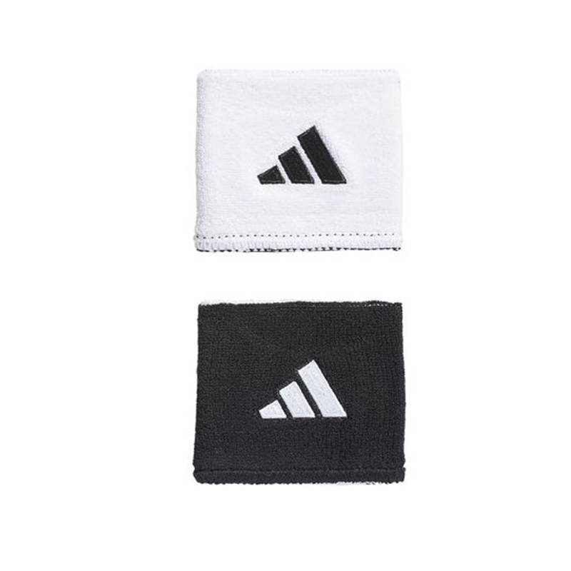adidas Interval Small Reversible 2.0 Wristbands (White/Black)