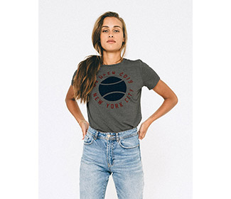US Open Sol Angeles Tennis Ball Tee (W) Grey