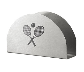 S.S. Crossed Racquets Napkin Holder