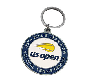 US Open Circle Key Ring (Silver)