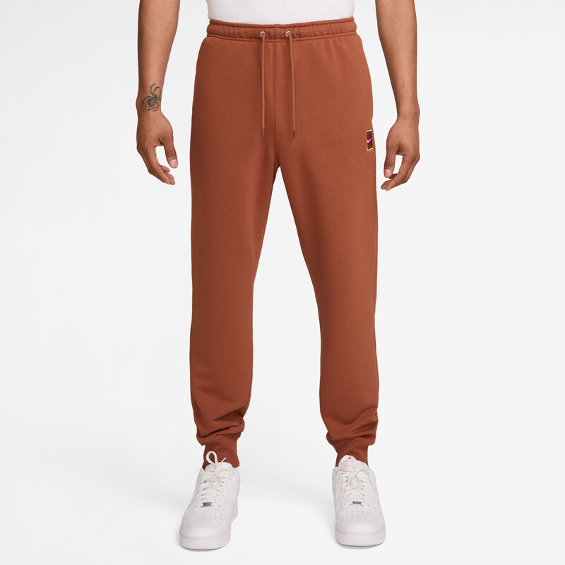 Nike Court Heritage Fleece Pant Jogger (M) (Dark Russet)