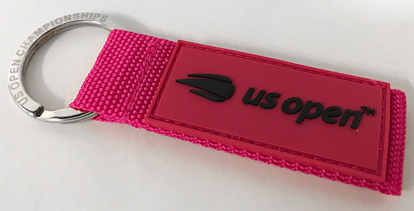 US Open Silicone Key Fob (Pink)