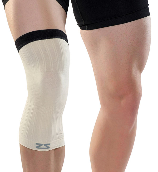 Zensah Compression Knee Support (1x) Beige